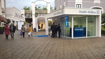 Credito Siciliano / “Bancaperta”, sportello telematico, operativo al “Sicilia Outlet Village”