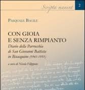 Libri / “Con gioia e senza rimpianto” di don Pasqualino Bacile: diario di un decennio di storia della parrocchia di Bisacquino