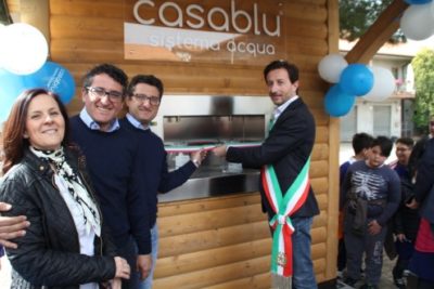 Belpasso / Inaugurata la seconda “Casa dell’acqua”. Il sindaco Caputo:” Per le famiglie un’opportunità in più”