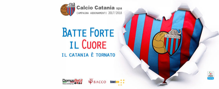 Calcio Catania / Domani il via alla Campagna Abbonamenti 2017/2018