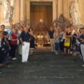 gruppo di visitatori dinanzi la Basilicaa di S. Sebastiano (foto di Raffaele Pappalardo segr. dell’Ass. Costarelli) (400×300)