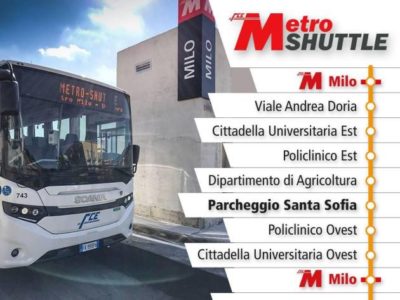 Catania / Arriva la “Metro Shuttle”, una navetta per la mobilità sostenibile. Collega le sedi universitarie di via S. Sofia con la metropolitana