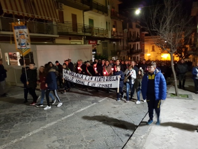 fiaccolata sorelle Mogavero