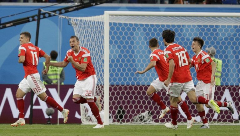 Calcio / Mondiali 2018, vola la Russia, piange l’Egitto: 3-1 il risultato finale