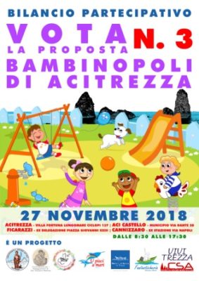 Acicastello / Nel bilancio partecipativo in votazione il 27 novembre il ripristino della Bambinopoli a Villa Fortuna