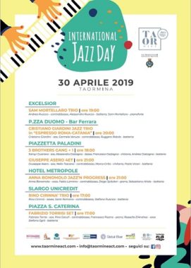 Taormina / Oggi dalle 17 trenta musicisti in concerto per celebrare la “Giornata mondiale del jazz”