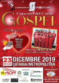 Tempo di Natale / Domani “Il Concerto del cuore – Gospel” al “Metropolitan” di Catania