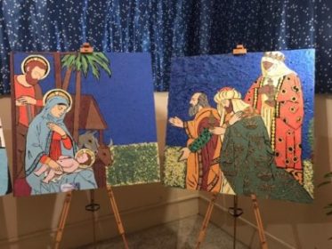 Presepi in mostra / L’associazione Coriandolata  alla “Stella di Betlemme” di Acireale con 4 opere ispirate all’Annunciazione di Leonardo
