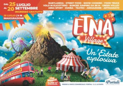 I Portali – San Giovanni La Punta / Il 25 luglio apre “Etna Village”, parco divertimenti per tutte le età