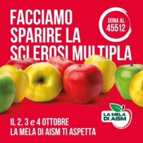 Solidarietà / “La mela di Aism”per la lotta alla sclerosi multipla a Catania dal 2 al 5 ottobre