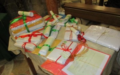 Unicef /  “Cara Lucia, ti scrivo”, mille letterine dei bambini delle primarie di Bergamo, Brescia e Siracusa per promuovere il culto della Santa