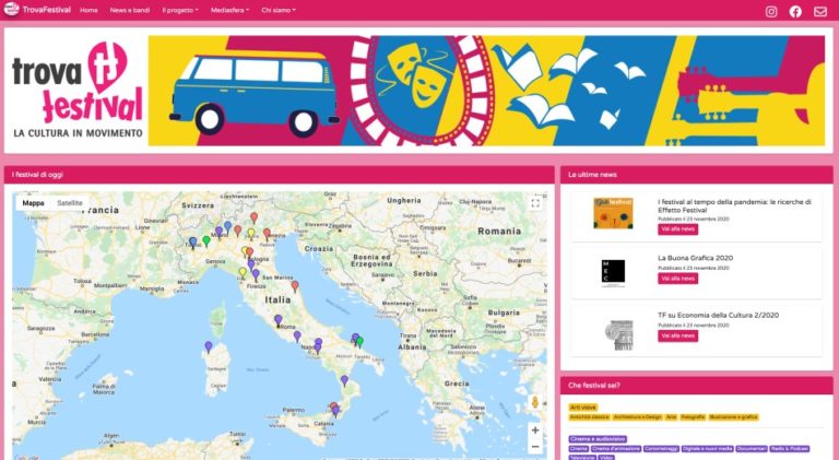 Turismo e cultura / “Trovafestival”, il portale che mappa oltre mille manifestazioni in tutta Italia si rifà il look