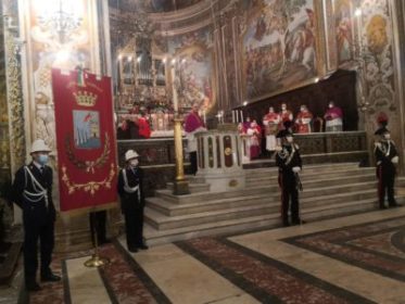 Solenne pontificale per la festa di San Sebastiano ad Acireale