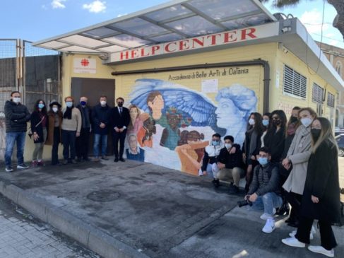 murales all'Help center-gruppo