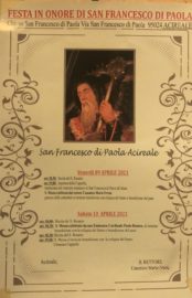 programma festa San Francesco di Paola