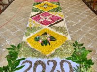 Castiglione di sicilia-Infiorata corpus domini del 2020