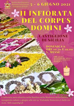 locandina infiorata corpus domini