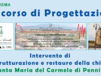 locandina Concorso per progetto ristrutturazione chiesa Pennisi dopo Terremoto