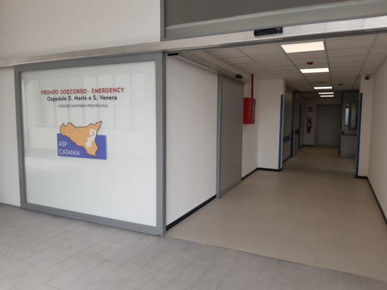 nuovi locali pronto soccorso ospedale di Acireale