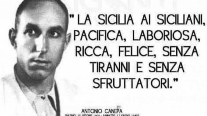 antonio canepa indipendentista sicilia