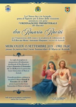 ordinazione rosario raciti-locandina