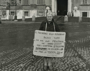 maria occhipinti manifestazione contadini