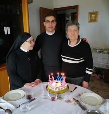 suor Francesca, don Roberto Maio e Teresa Scaravilli