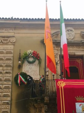 corona di alloro al milite ignoto