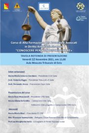 Programma corso diritto CPO gela 