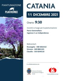 plastic free piantumazione catania