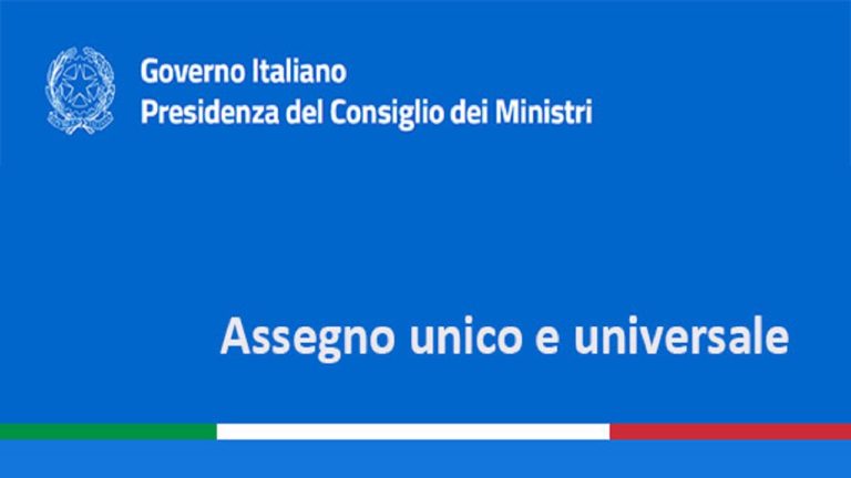 assegno unico universale