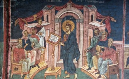 Gesù predica nella sinagoga