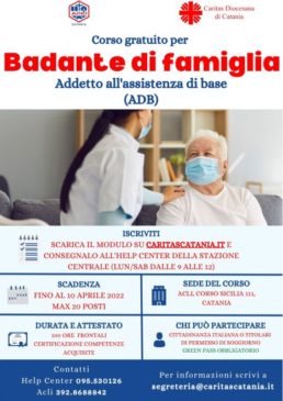 corso badante locandina