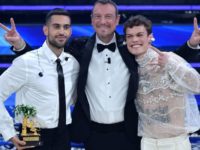 Festival Sanremo 2022-Amadeus con Mahmood e Blanco