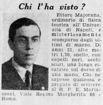 mistero ettore majorana