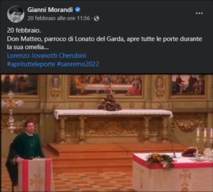 prete canta brividi morandi