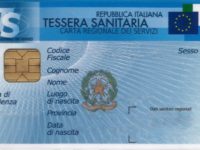 tessera sanitaria fronte