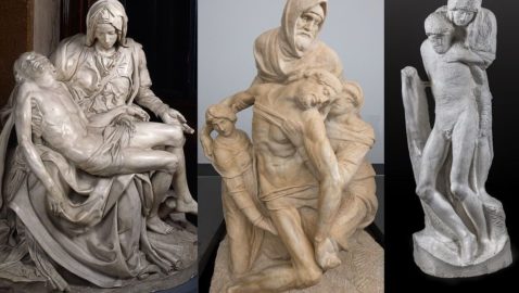 tre Pietà di Michelangelo
