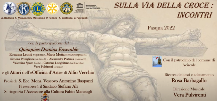 sulla via della croce