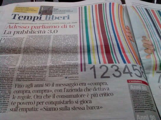 Giornale pubblicità editoria