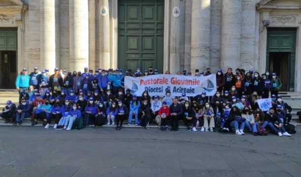 I ragazzi di San Nicolò dal papa