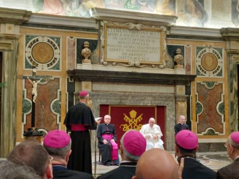 vescovi dal Papa