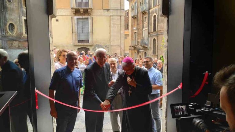 Catania inaugurazione caffetteria Pane quotidiano