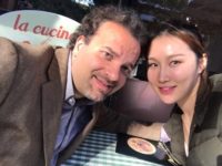 Enrico Castiglione con Bing Bing Wang