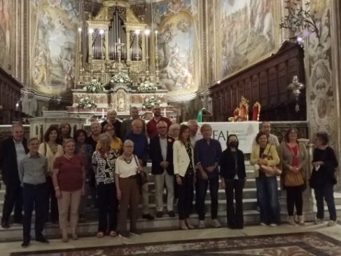 Giornate FAI d'autunno,visitatori basilica san Sebastiano