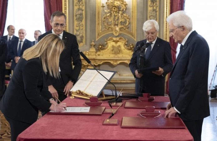 Giorgia Meloni e Sergio Mattarella