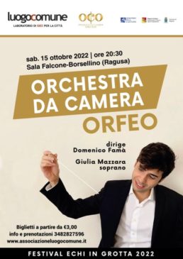 locandina concerto Orfeo