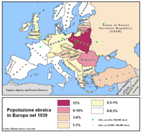 popolazione ebrea europea