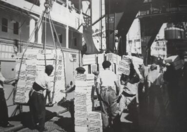 Gruppo di lavoratori italiani operanti in Argentina
