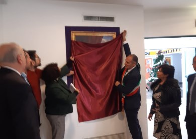 quadro Pinella Musmeci nel centro culturale acese